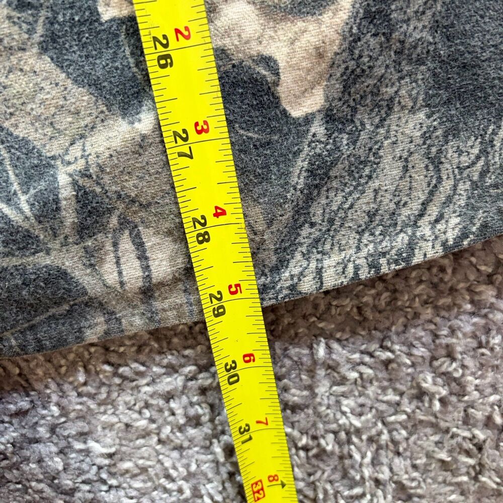 Cabela’s Long Sleeve Button Up Shirt Flannel Mossy Oak Flannel Mens Large - Picture 7 of 7